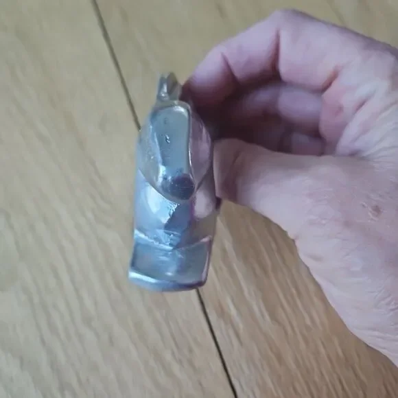 Vintage Pewter Napkin Rings‎  Farmhouse Animal Set Of 2- Rabbit & Chicken - Picture 7 of 15